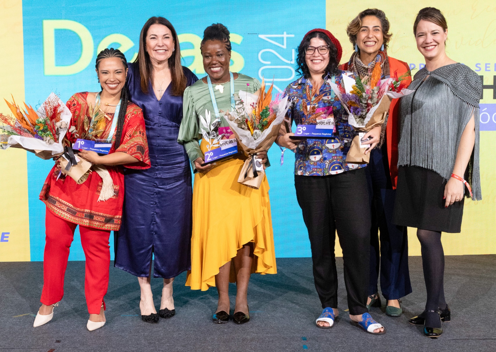 Vencedoras do PSMN 2024 na categoria Pequenos Negócios. Foto: Herminio Nunes.