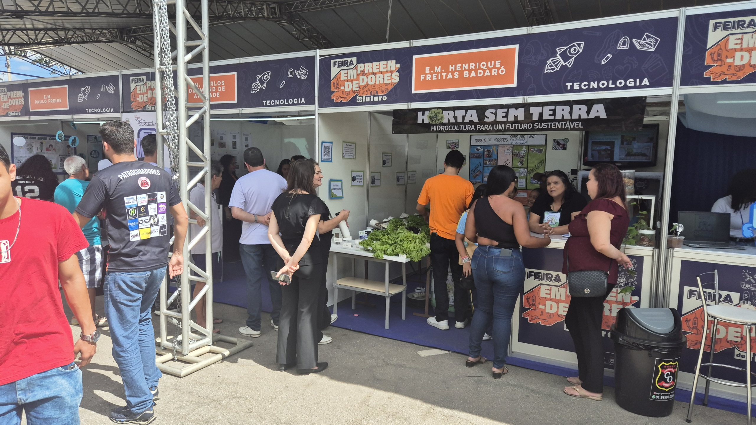 Feira Empreendedores do Futuro atraiu cerca de 10 mil visitantes e encantou o público com projetos inovadores dos estudantes. Crédito: Divulgação