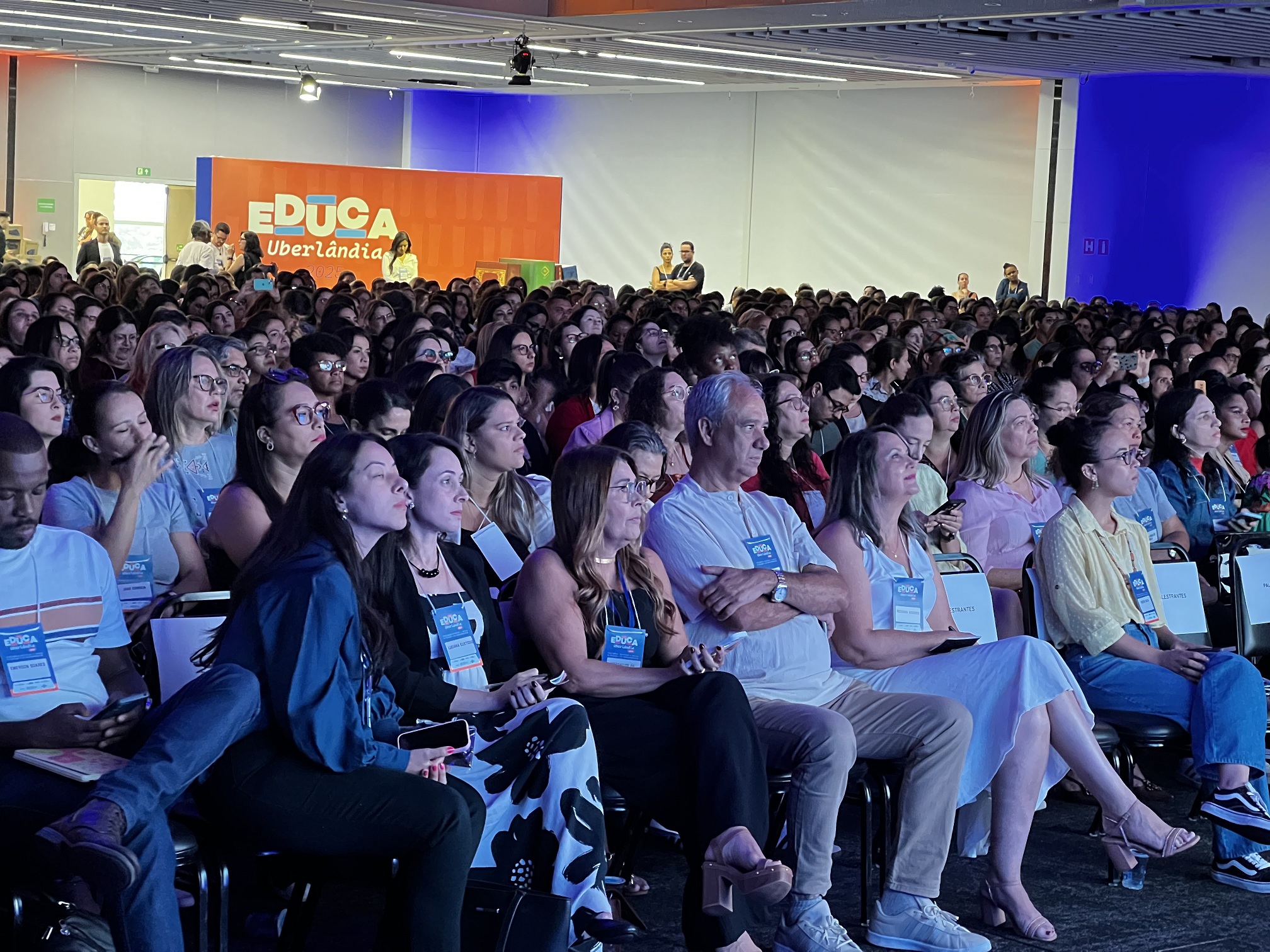 Educadores puderam conhecer novas tecnologias e inovações para a sala de aula. Foto: Vanessa Braga