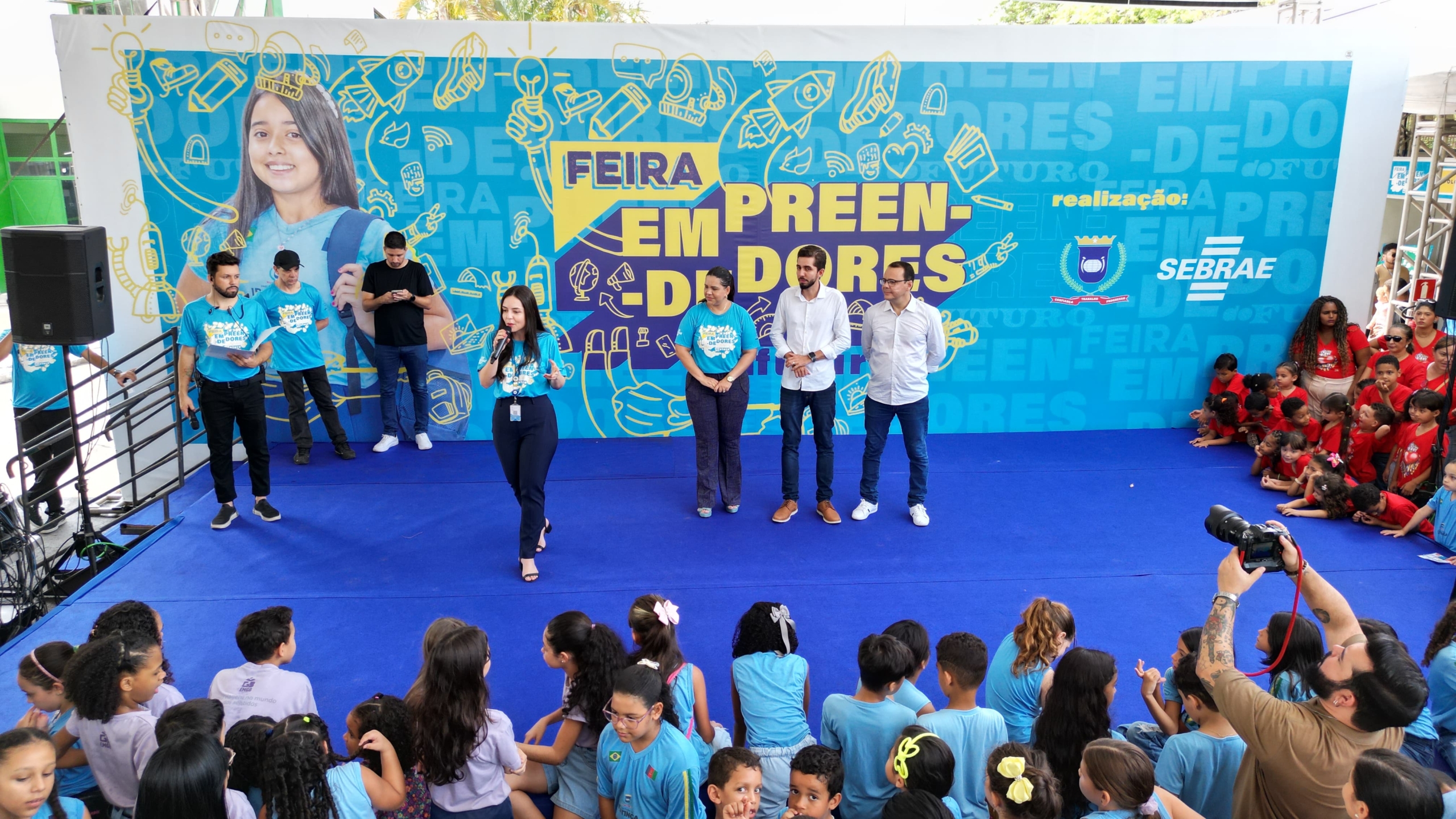 A Feira é uma iniciativa do Sebrae Minas e da Prefeitura de Ipatinga, por meio da Secretaria Municipal de Educação. Crédito: Divulgação