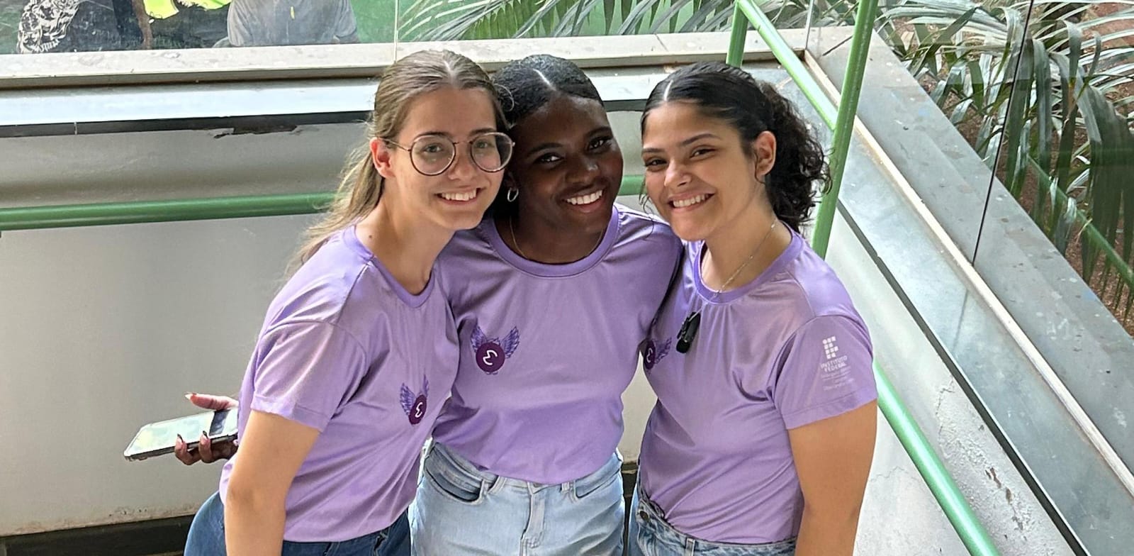 Equipe de Uberlândia selecionada para a etapa regional do Desafio Liga Jovem, com o projeto Evee. Foto: Divulgação