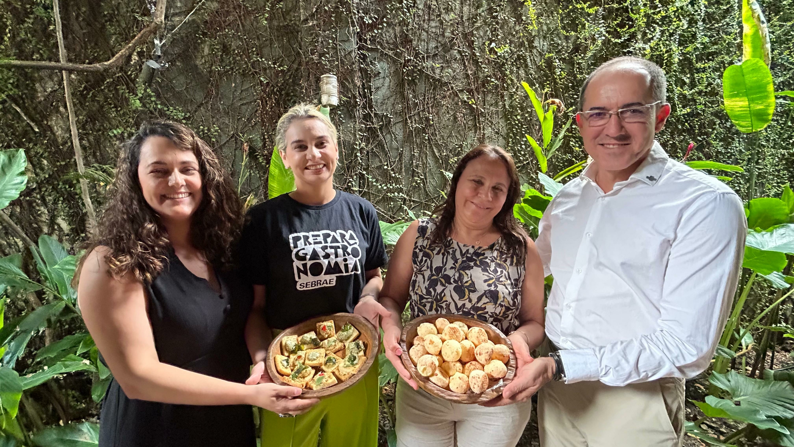 A comitiva conheceu boas práticas e sabores da gastronomia paraense. Foto: Divulgação