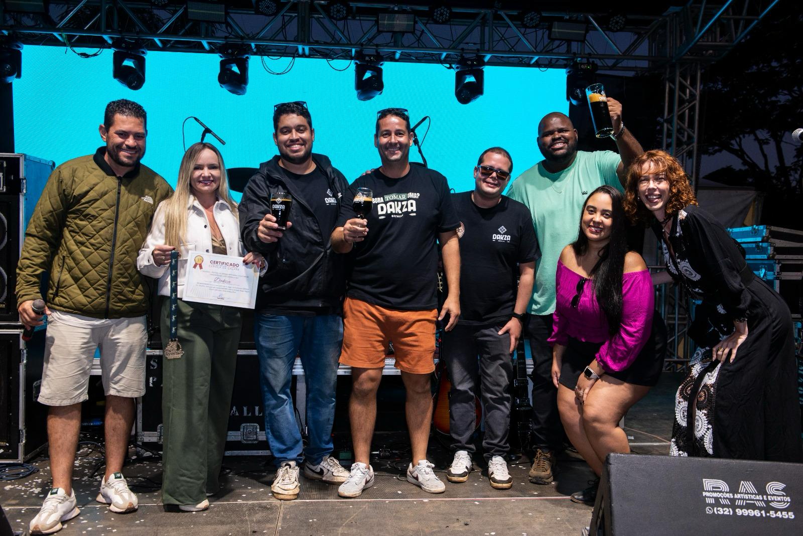 A cervejaria Dakza conquistou o primeiro lugar com a cerveja Magia Negra. Crédito: Divulgação