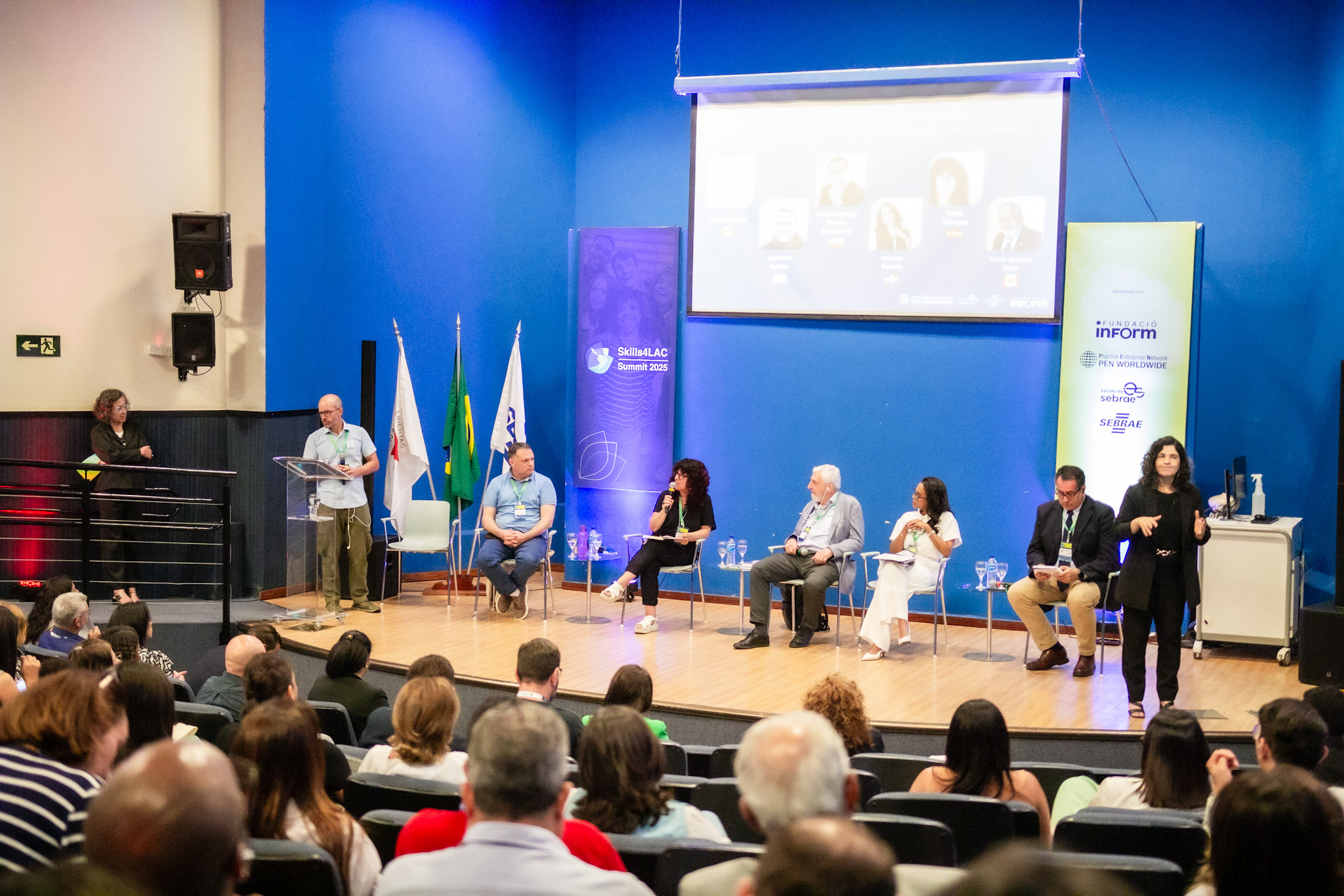 SKILLS4LAC Summit foi realizado pela primeira vez no Brasil, com a presença de palestrantes nacionais e internacionais. Crédito: Amanda Ketly