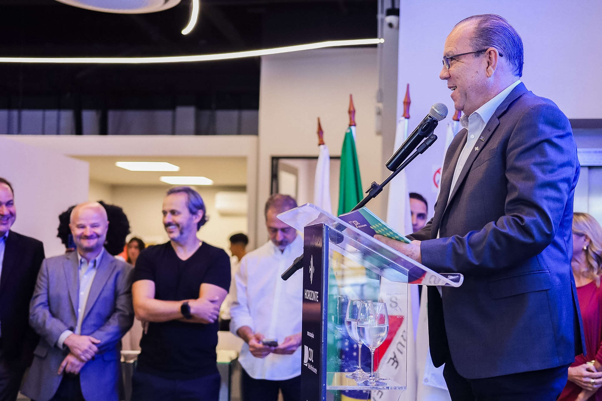 Presidente Marcelo de Souza e Silva na inauguração do Espaço Horizonte hoje (31/03), na capital mineira. Crédito: Amanda Ketly