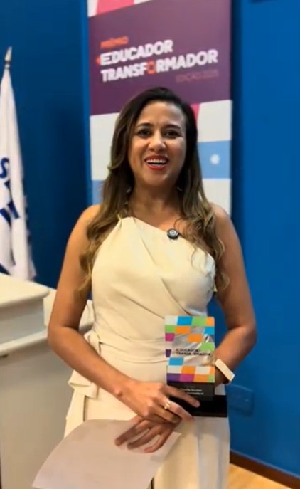 Rosinalva Rocha venceu a etapa estadual do Prêmio Educador Transformador. Crédito: Sebrae Minas