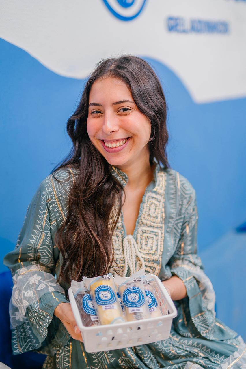 Empreendedora transformou geladinhos em negócio de sucesso. Crédito: Divulgação