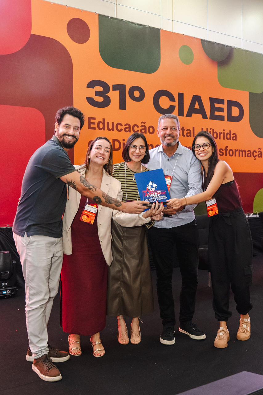 Entrega do Prêmio foi realizada durante o 31º CIAED, em João Pessoa. Crédito: Divulgação
